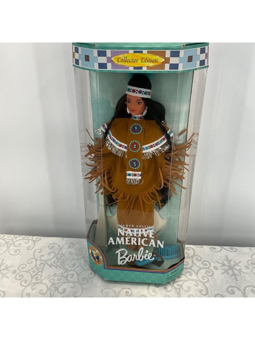 Native American Barbie Doll Fourth Edition Collector Series By Mattel In Origina